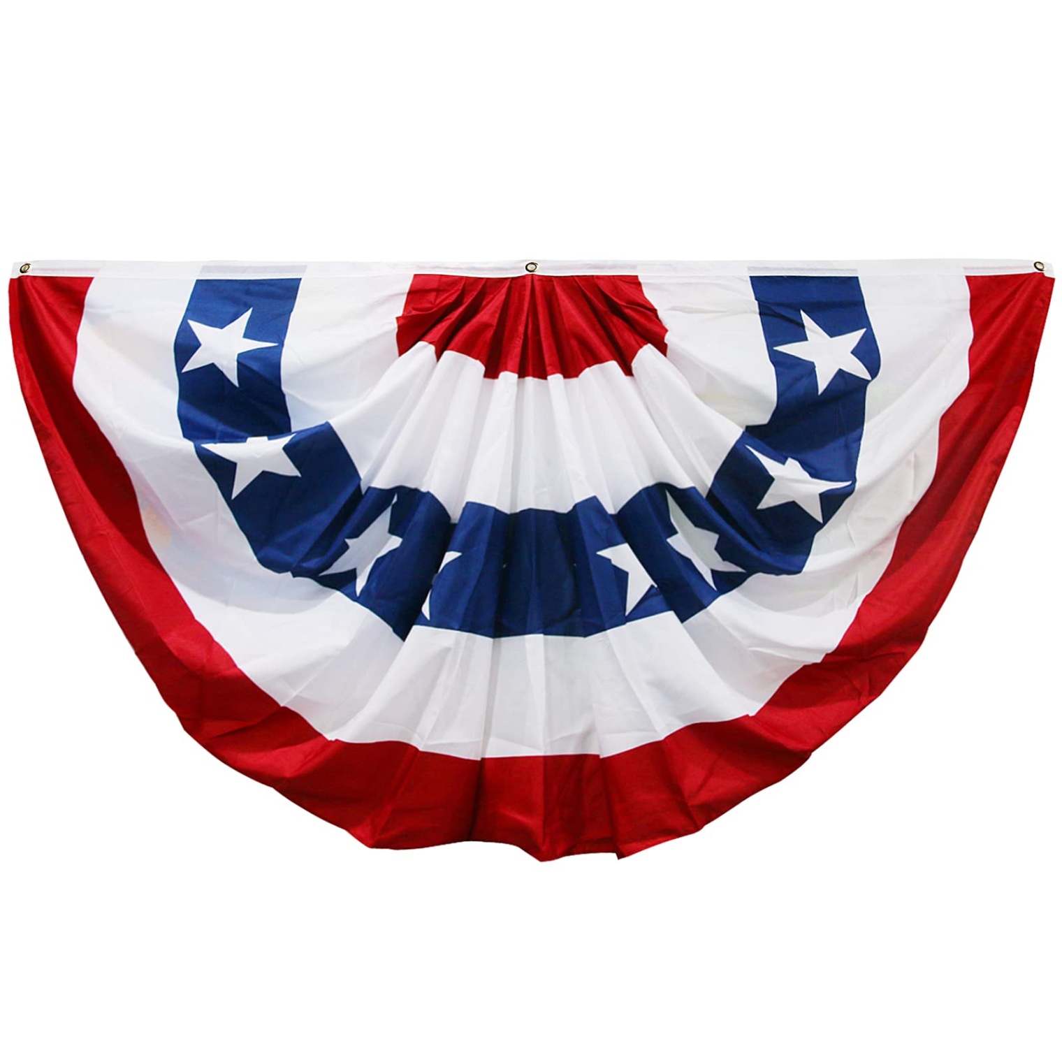 american flag decorations Bulan 2 HOOSUN American Flags Bunting x,th of july decorations outdoor,fourth of  july bunting flag banners,USA Flags Pleated Fan Flag,patriotic bunting for