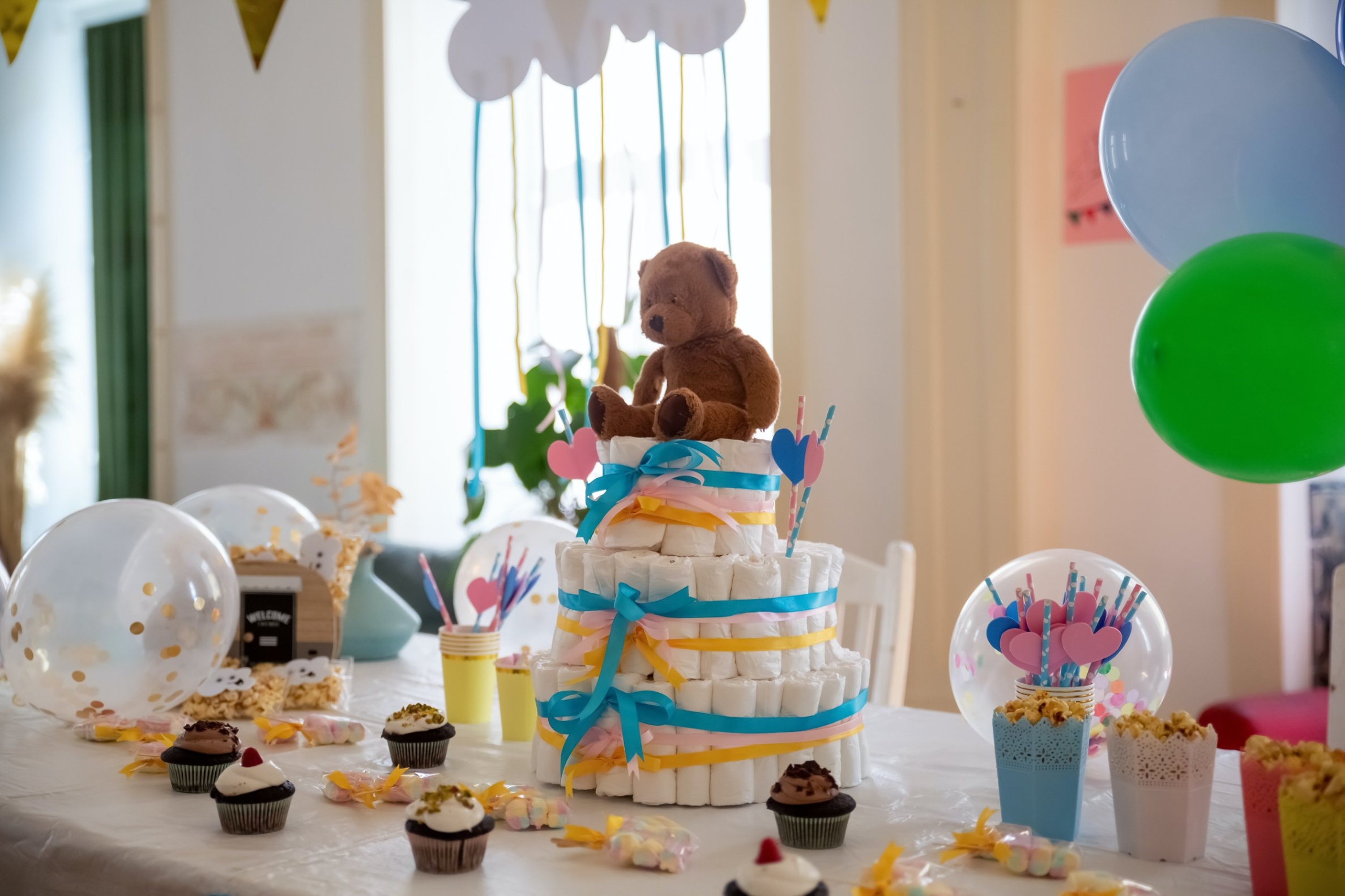 baby shower table decor Bulan 3 + Adorable Baby Shower Decoration Ideas — Mixbook Inspiration