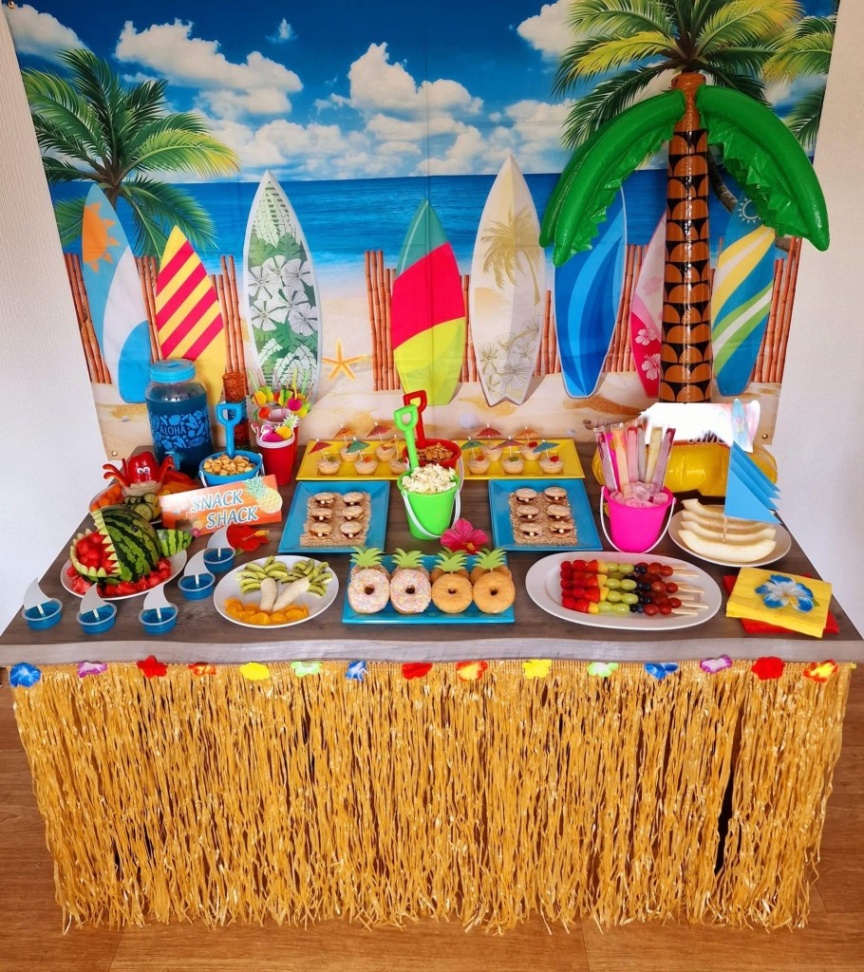 beach party decoration ideas Bulan 4 Beach Party Theme - In The Playroom