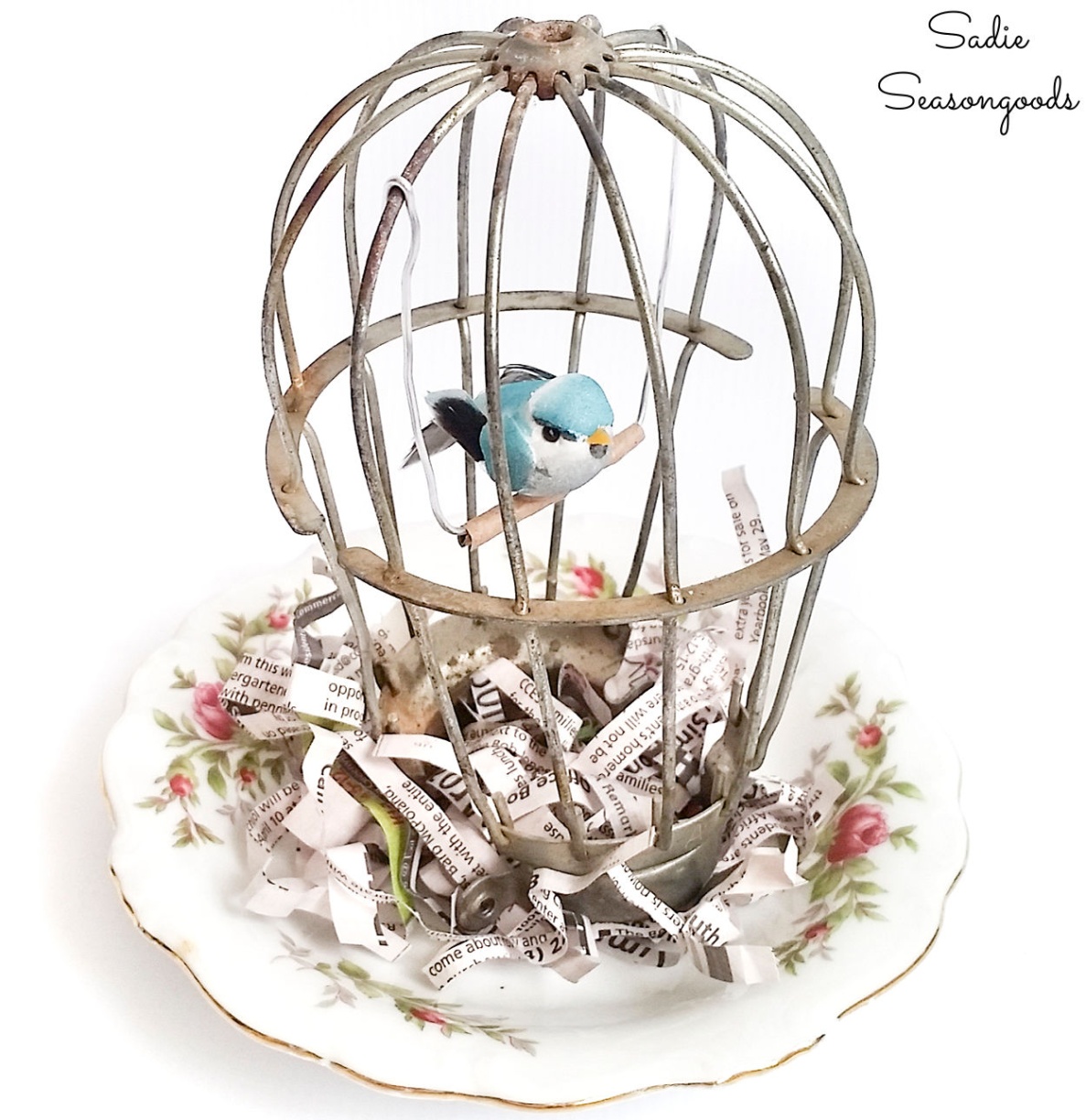 bird cage decoration with lights Bulan 5 Bird Cage Decor from Cage Light Covers for Spring Decorating