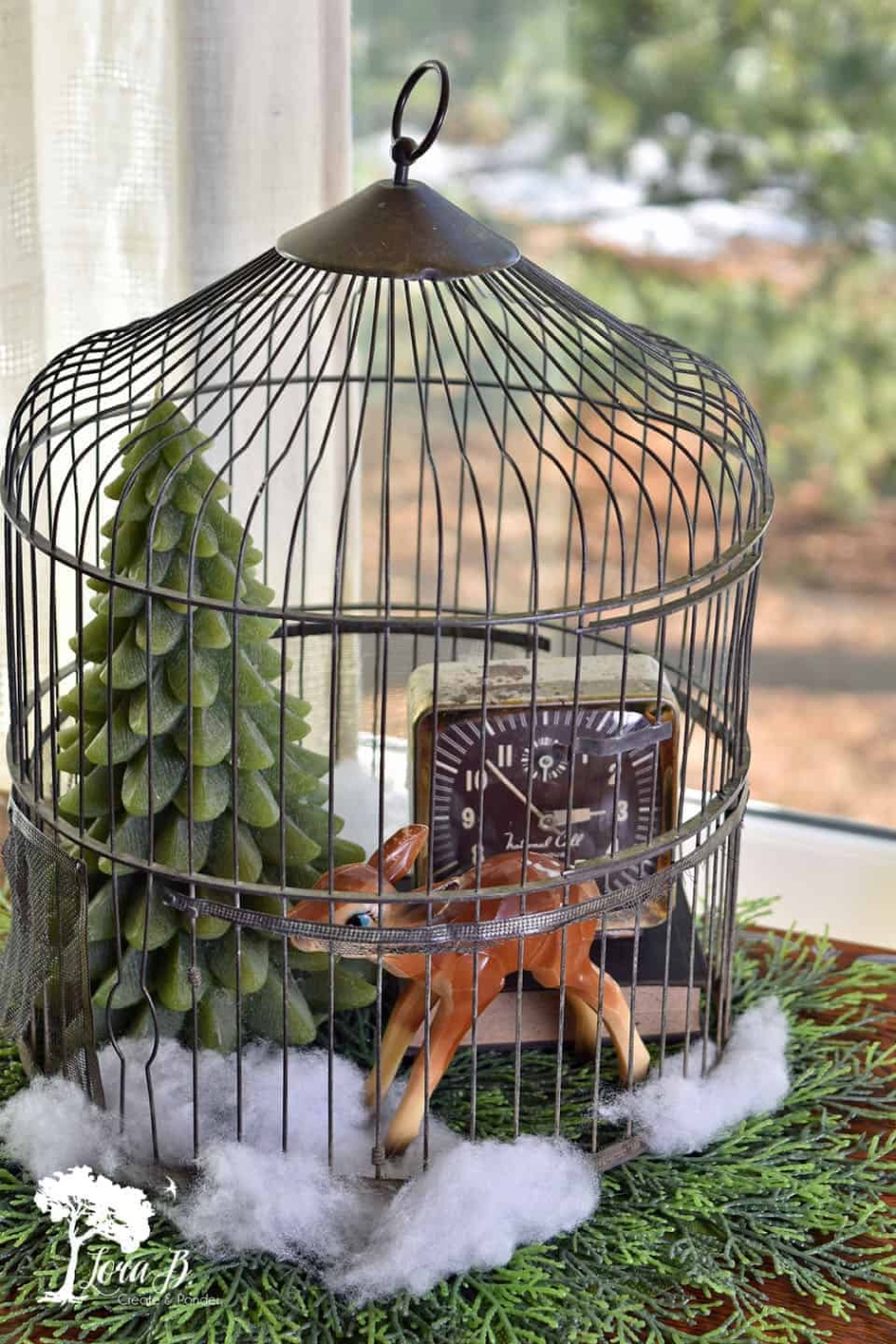 bird cage for decoration Bulan 5  Creative Ways to Decorate a Vintage Birdcage - Lora Bloomquist