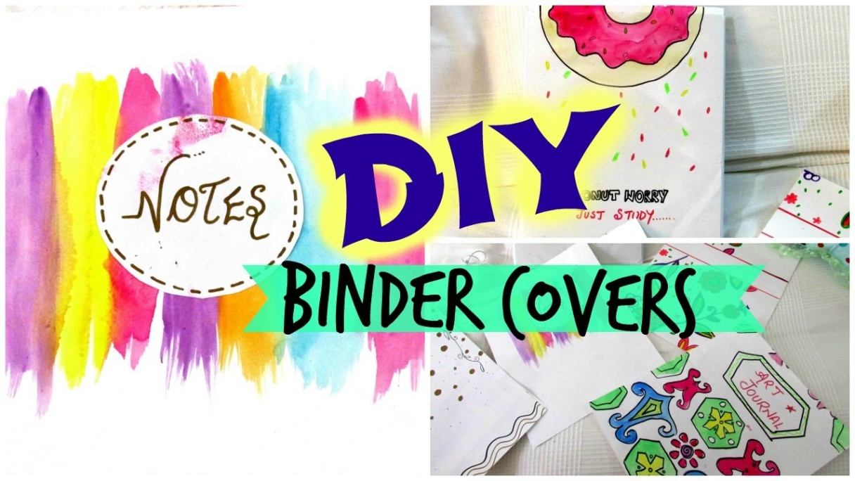 binder decoration ideas Bulan 5 DIY-Binder covers // Easy and Affordable