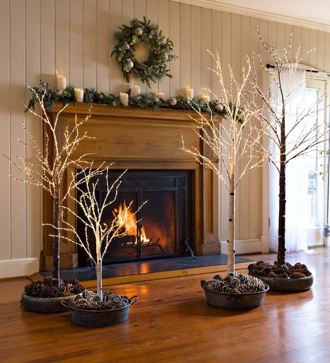 birch tree decorating ideas Bulan 5 Our Indoor/Outdoor Lighted Birch Tree makes an stunning accent in