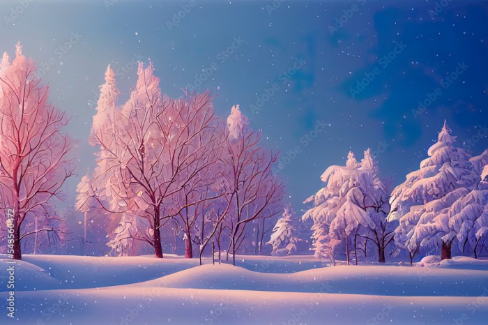 Winterlandschaft deko