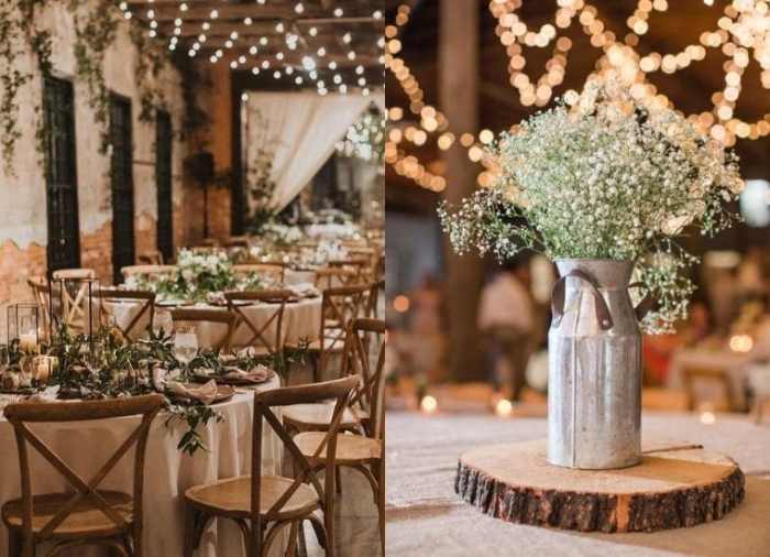 Wedding cheap decorations table ideas simple