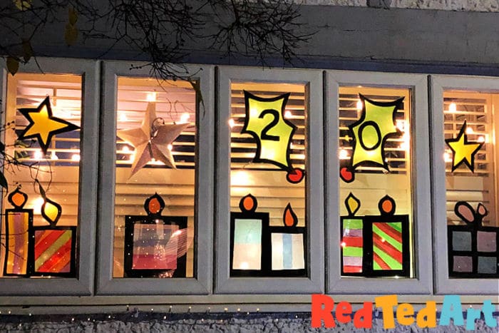 Lebendiger adventskalender fenster gestalten