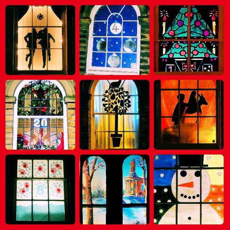 Lebendiger adventskalender fenster gestalten